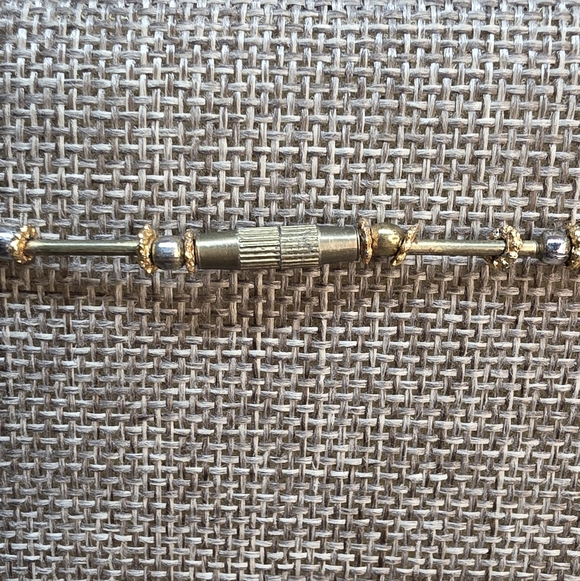 Boho Tribal Gold Bead Statement Necklace - Picture 6 of 6